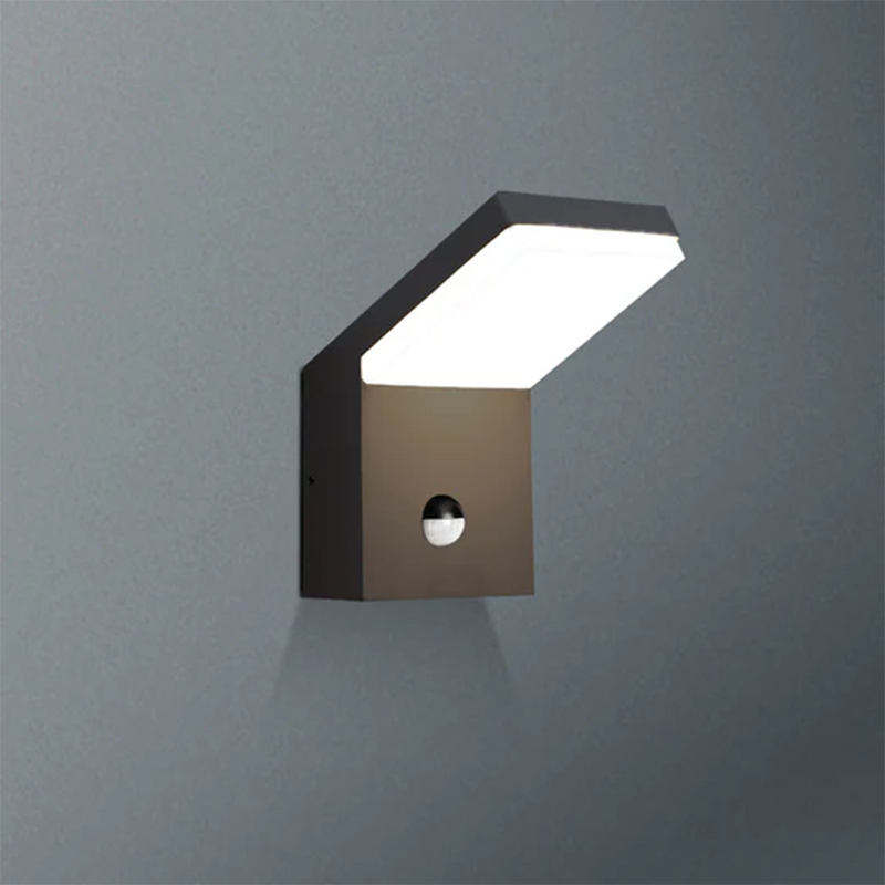 19217 IP54 18W 1800Lm Gri/Beyaz/Siyah LED Hareket dedektörlü dış duvar lambaları