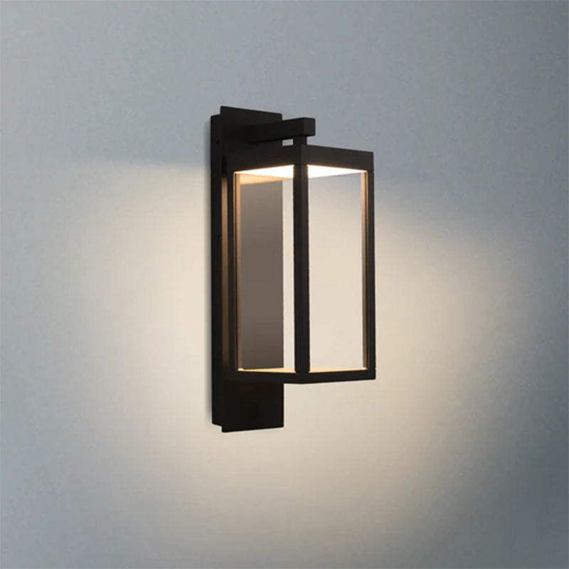 22527 LED Beyaz/Siyah/Gri IP54 13W 750Lm Dış Mekan Sensörlü Duvar Işığı