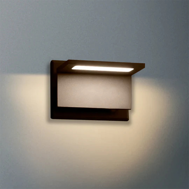 17309 IP54 10W 680Lm LED Siyah/Gri/Beyaz Dış Mekan Duvar Lambası